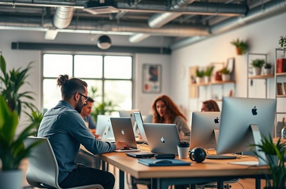 Grupo de profissionais em Canoas desenvolvendo campanhas de TikTok Ads.