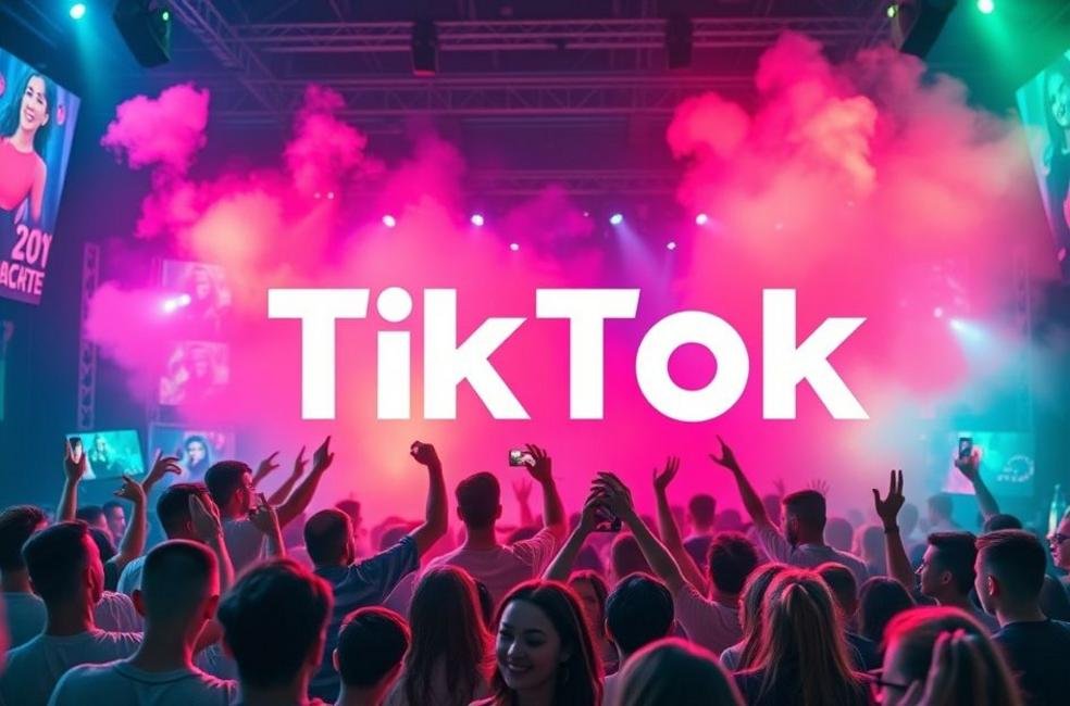 Publicidades dinâmicas no TikTok refletindo engajamento e criatividade.